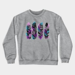 Never too many Feathers Crewneck Sweatshirt